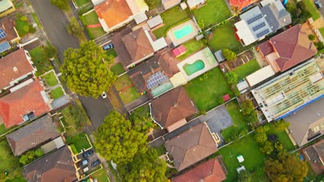 drone of houses and horizon in sydney, australia-3