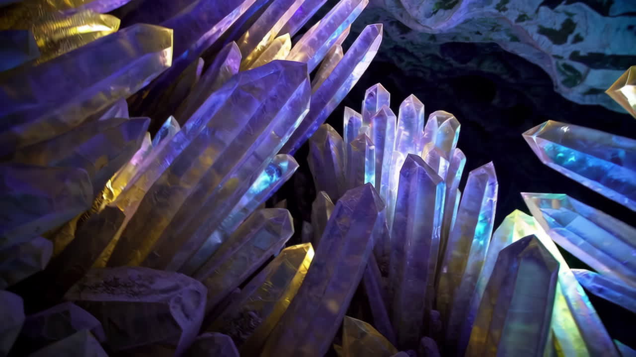 exhibición de la cueva de cristal