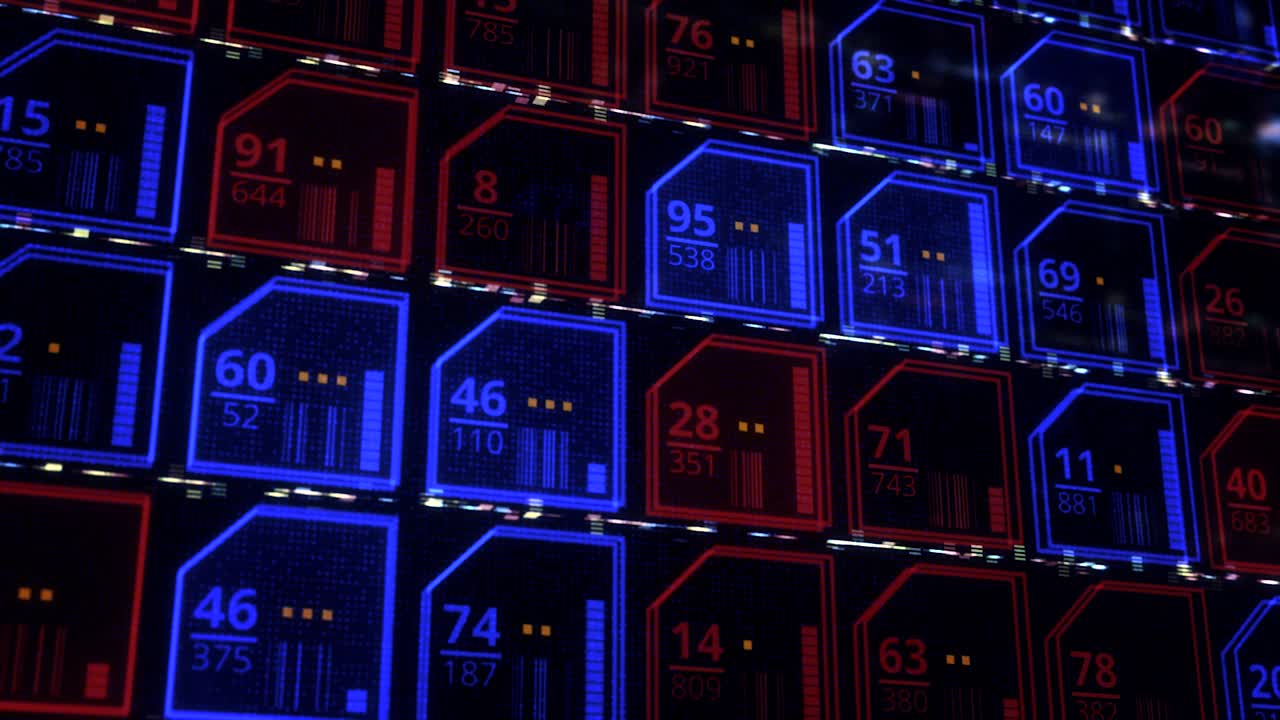 visualización de la interfaz digital