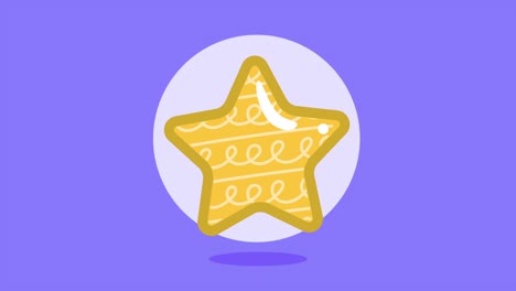 cute yellow star icon