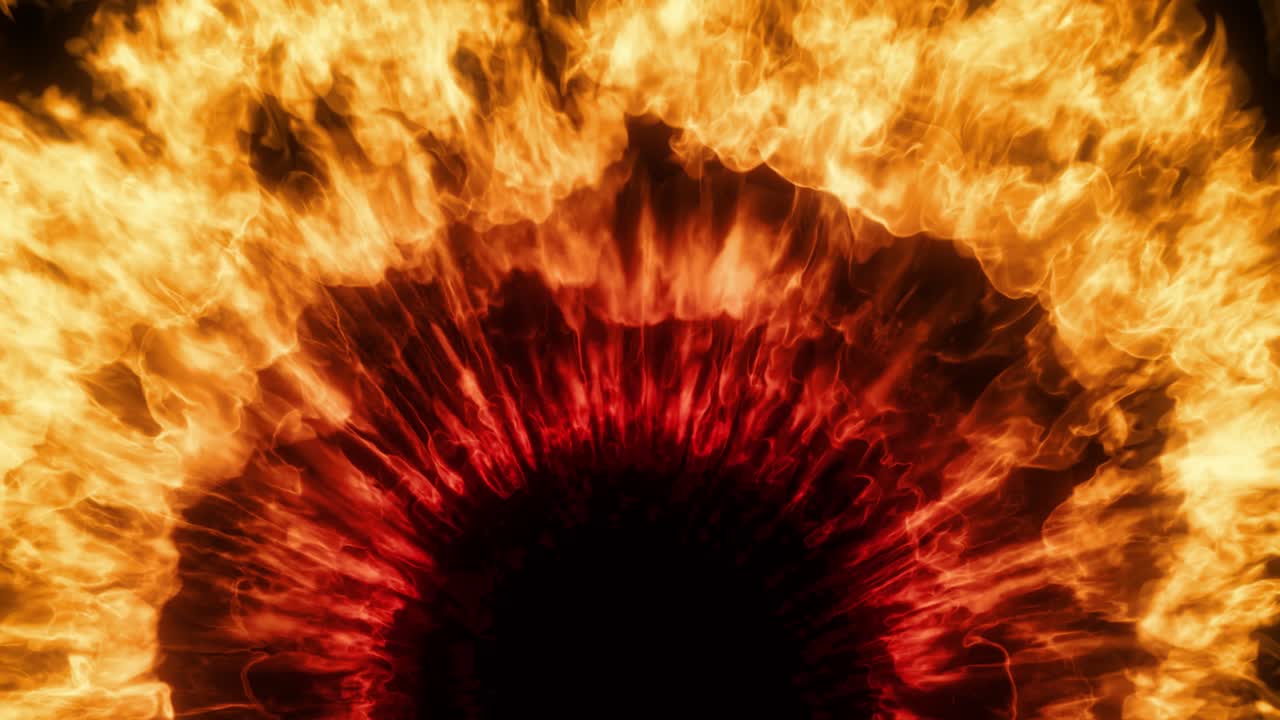 abstracto color ojo estallido, explosión de humo, niebla giratoria (niebla, humo). magia, poder, electricidad, energía, tecnología, átomo nuclear, gotas de agua. efecto de onda de choque. representación 3d