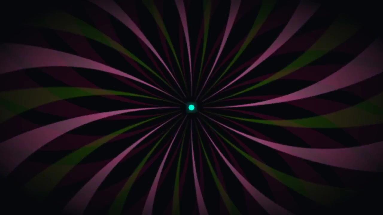 Abstract Rotating Spiral Background with Changing Colors