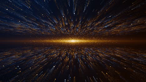 particles blue orange event game trailer titles cinematic concert stage background loop