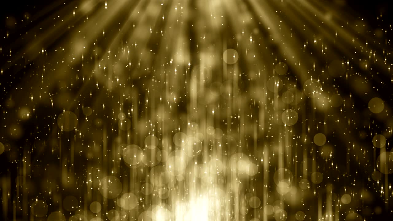 입자 금 반이는 보케상 먼지 추상적인 배경 루프