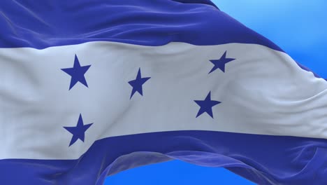 seamless loop of honduras flag.