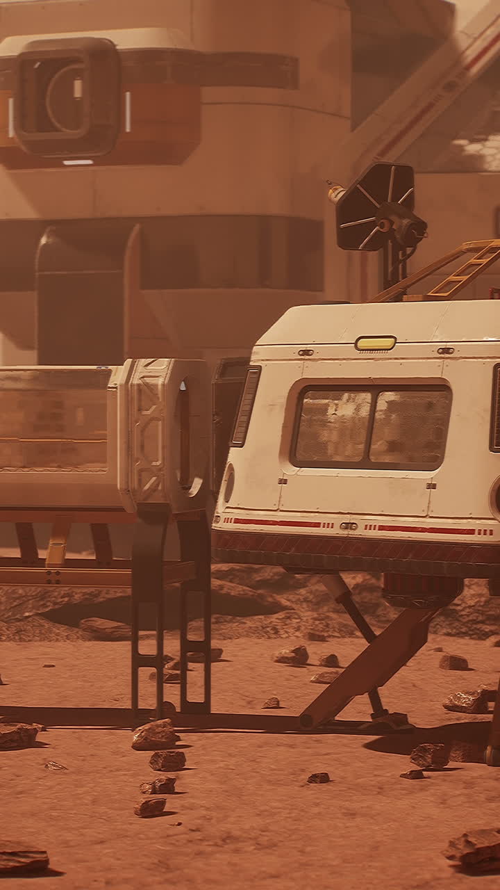 Mars Base: Futuristic Architecture and Technology for Space Exploration