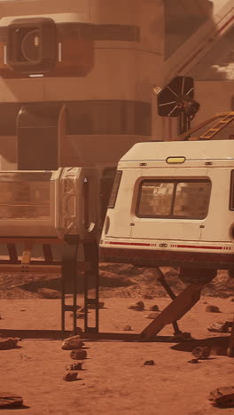 mars base: futuristic architecture and technology for space exploration