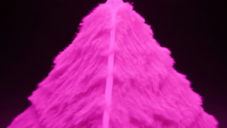 pink fuzzy tree