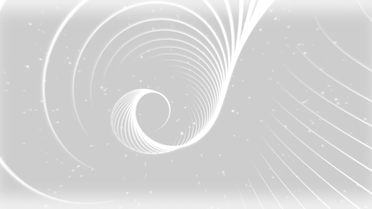 Abstract of Stroke Loop White