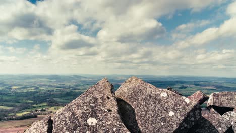 timelapse looking out into the landscape 4k