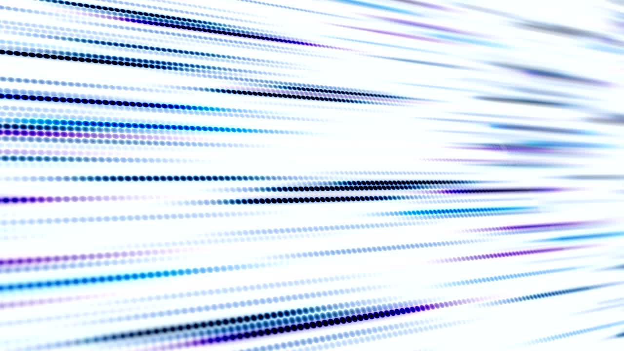 Abstract CGI motion graphics and animated background with dots