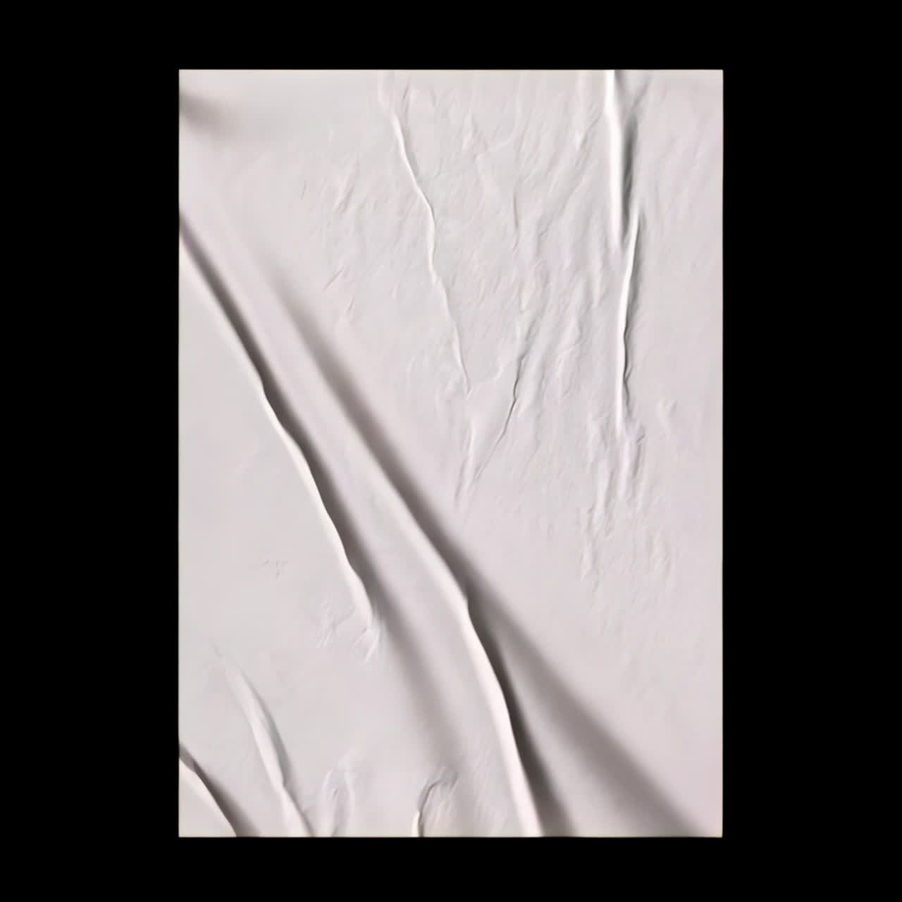 Elegant minimalist fabric texture animation isolated asset, transparent 4K video, alpha channel