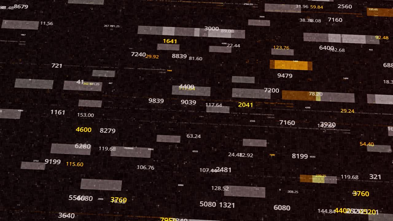 Abstract Visualizzazione dei dati finanziari