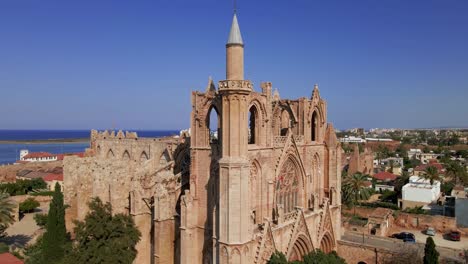 lala mustafa pasha camii mosque which is old cathedral in famagusta north cyprus