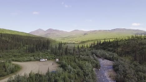 wide aerial view of mt