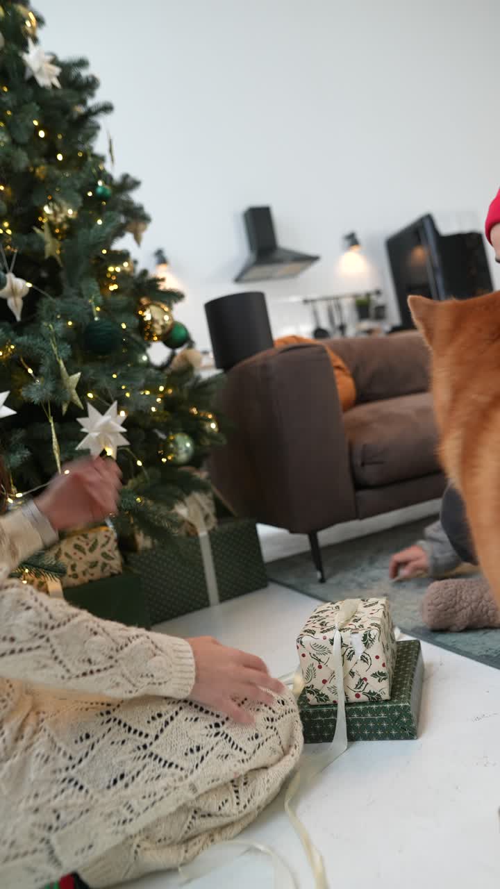 abertura de regalos de navidad