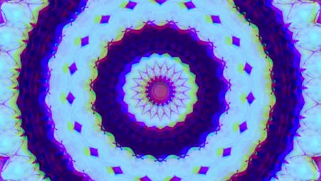 el fondo abstracto de 4k, el bucle de fantasía en movimiento dinámico, el caleidoscopio.