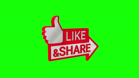 como y compartir el icono 3d en la pantalla verde