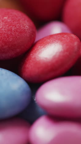 video de primer plano de las lentejas de colores