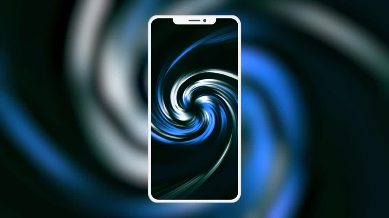 papel tapiz en espiral azul abstracto