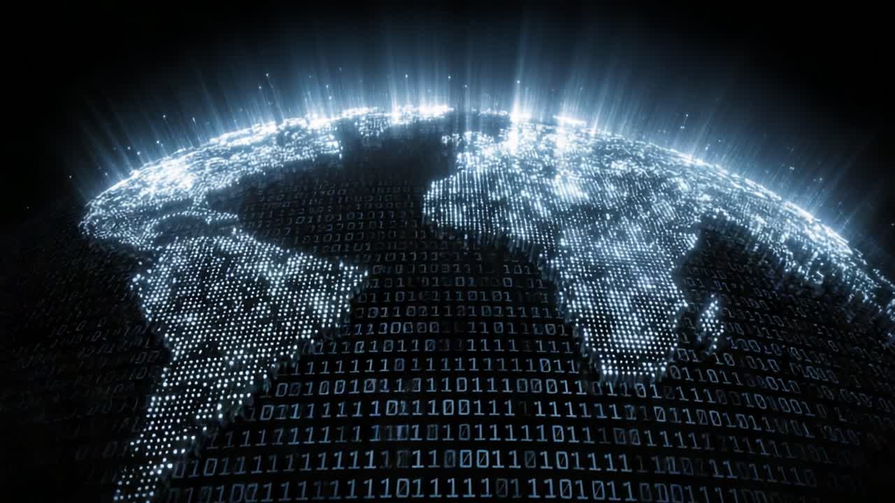 A Digital Representation of the Earth with Binary Codes Reflecting Modern Connectivity and Technology in a Globalized World
