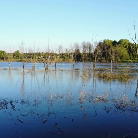 paisaje de cambio climático extremo de la tierra