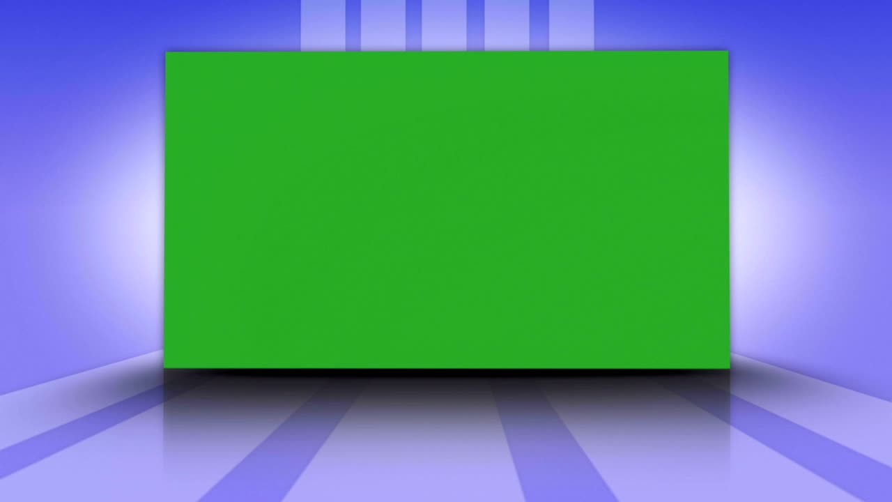 el monitor de pantalla verde, la animación, el renderizado, el fondo, el bucle
