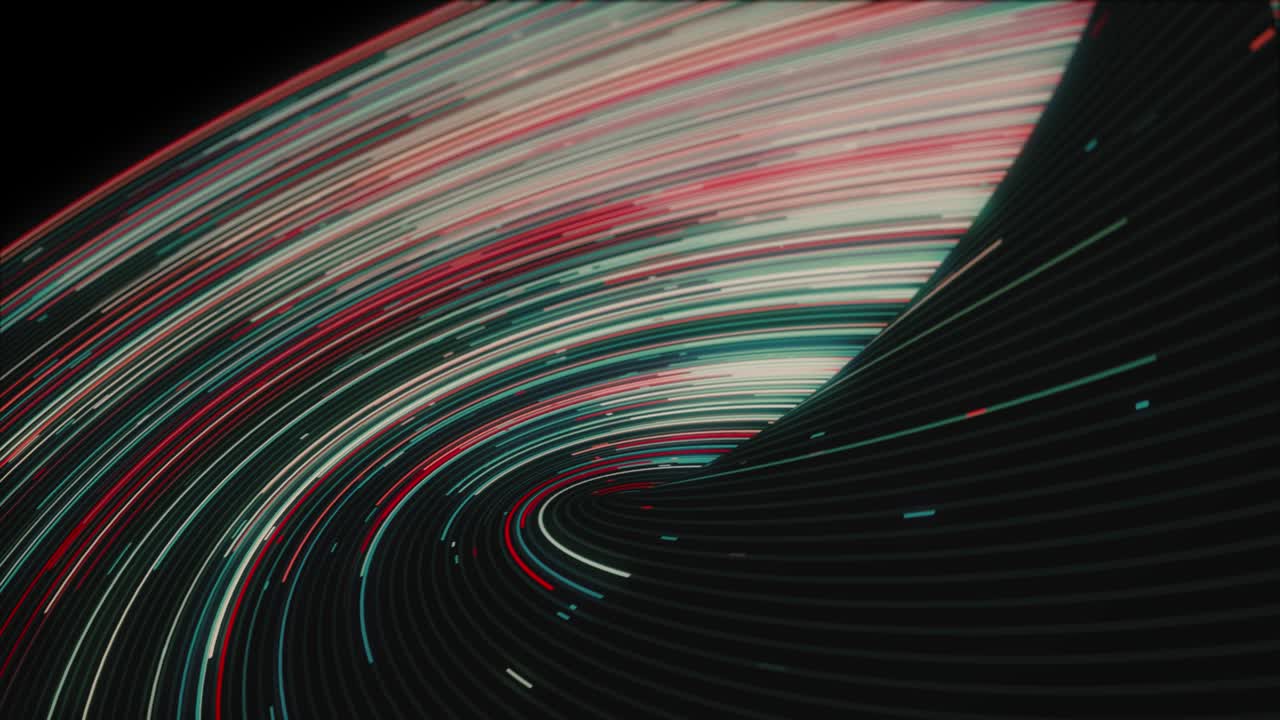 Abstract Wave Colorful Background