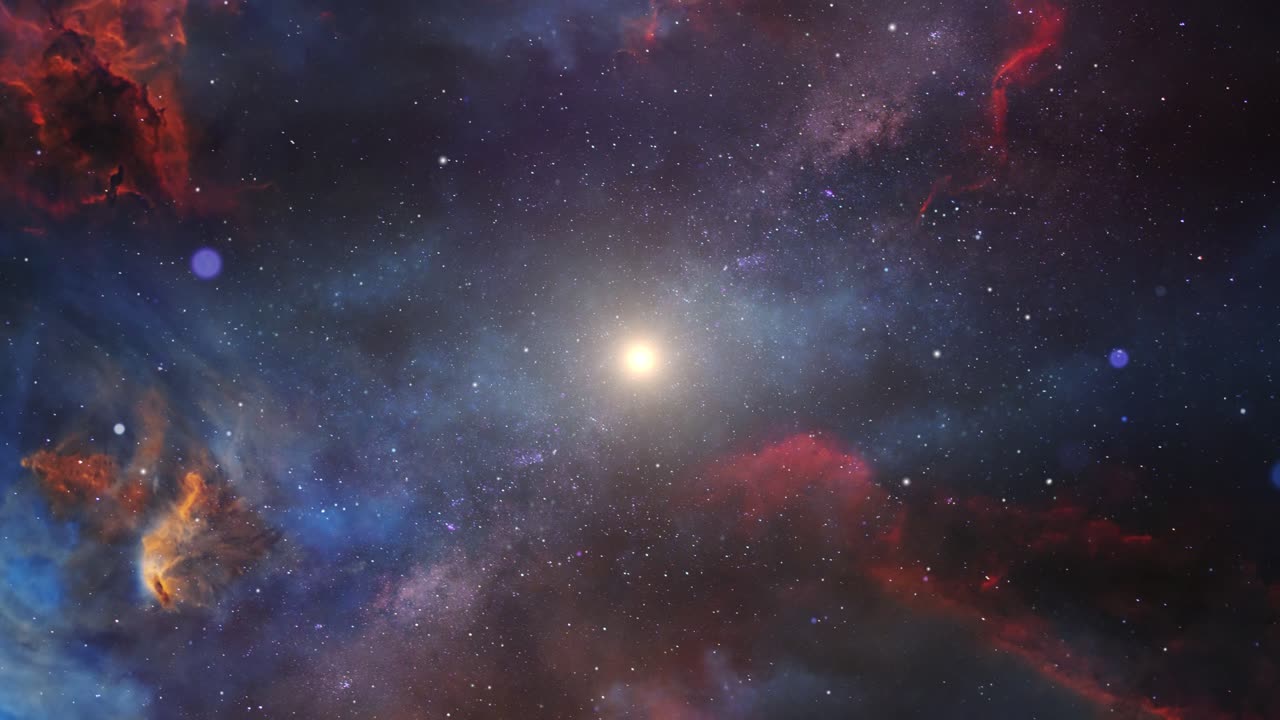 viaje al universo, video de fondo