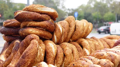 stack of turkish simit