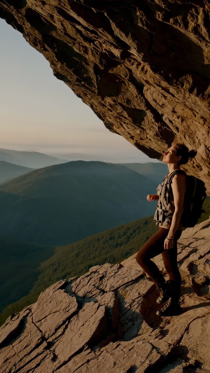 Sunrise Hike in the Mountains
