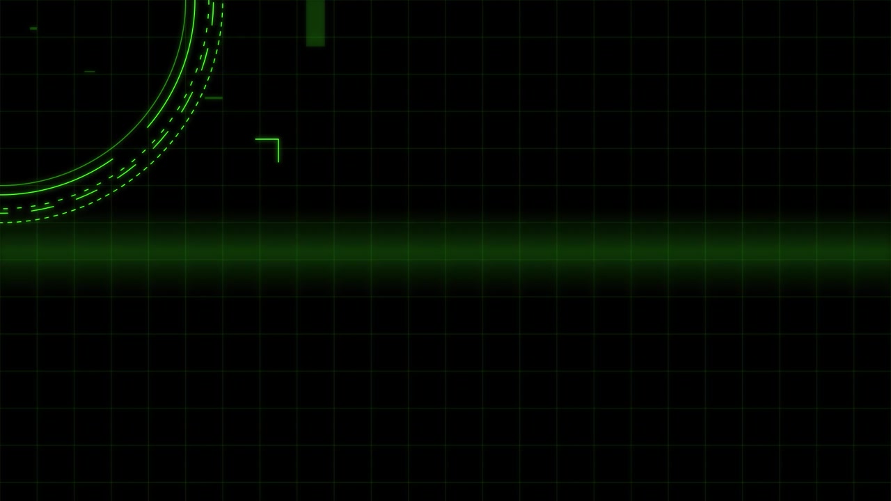 Digital HUD Interface with Scanning Green Laser Line