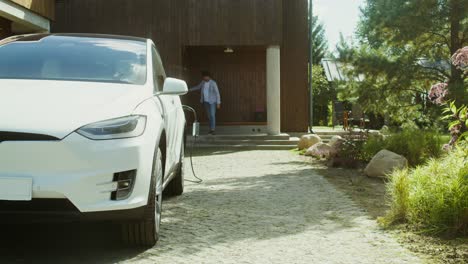 electric car charging at home