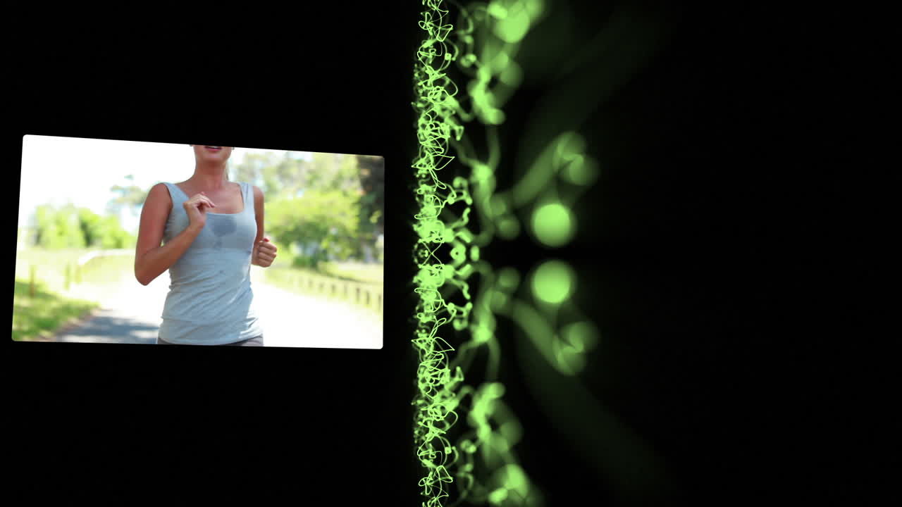 Video di una donna che corre