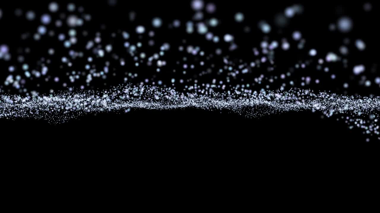Abstract Particles Wave | Premium Stock Video Footage
