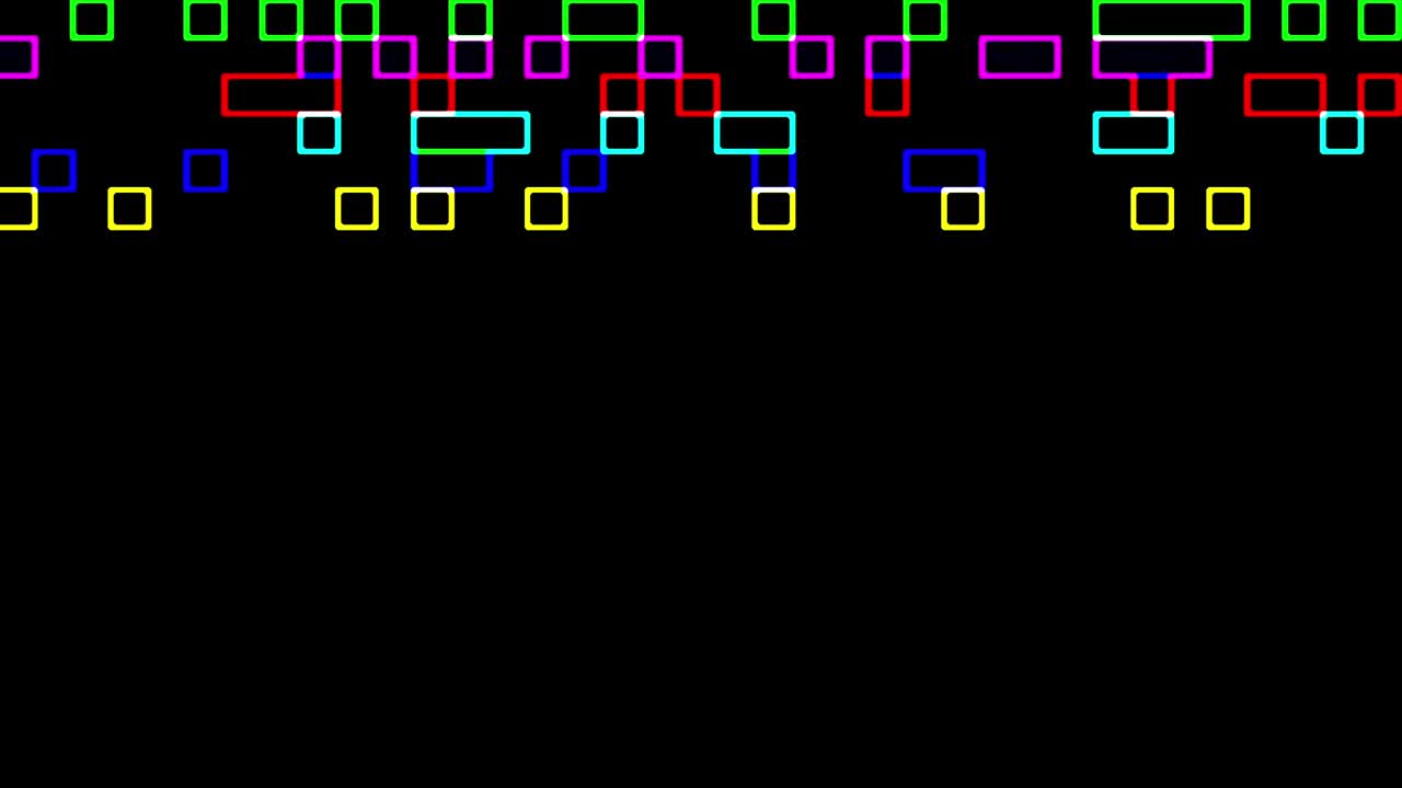 다채로운 사각형 슬라이딩 패턴