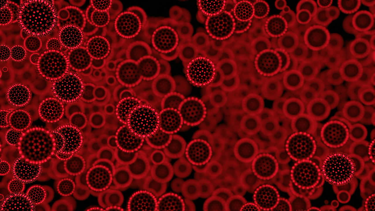 partículas de virus