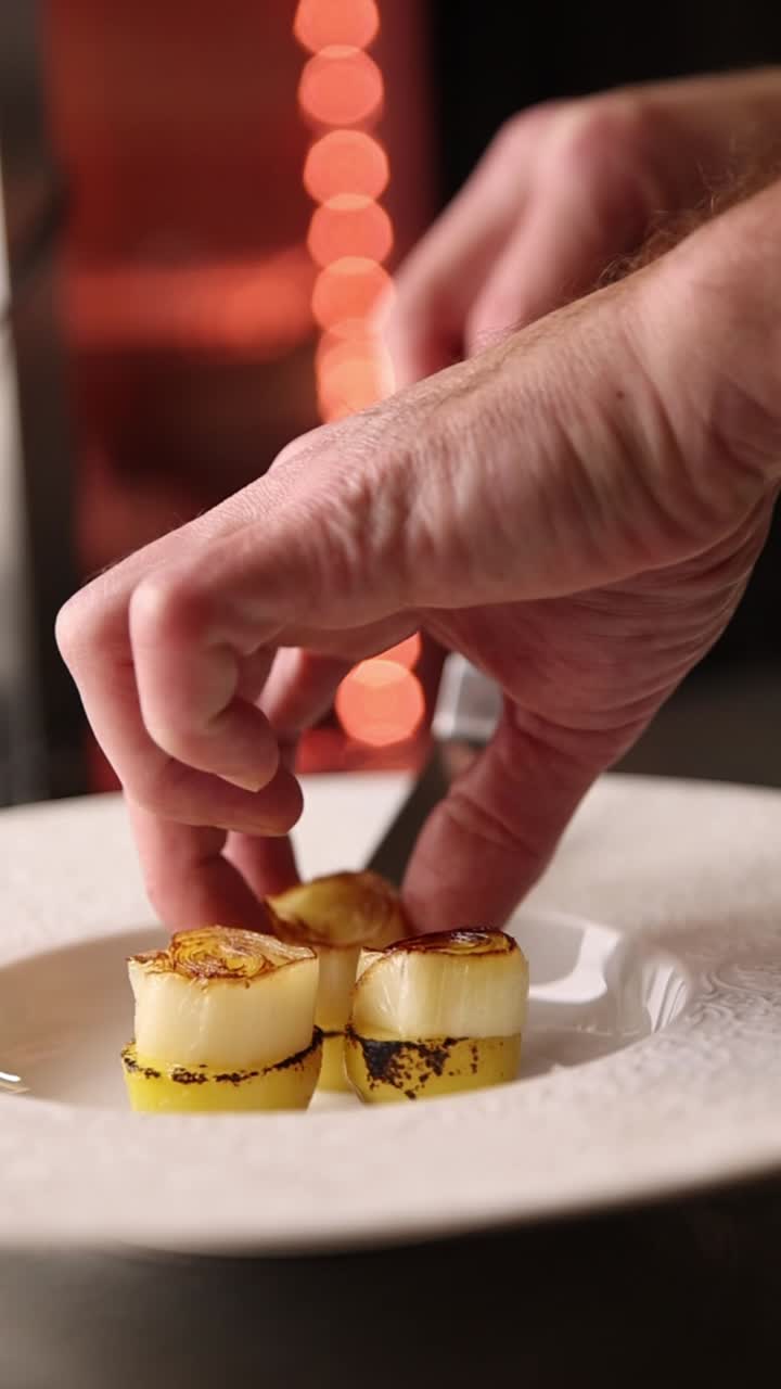 Preparing Scallops