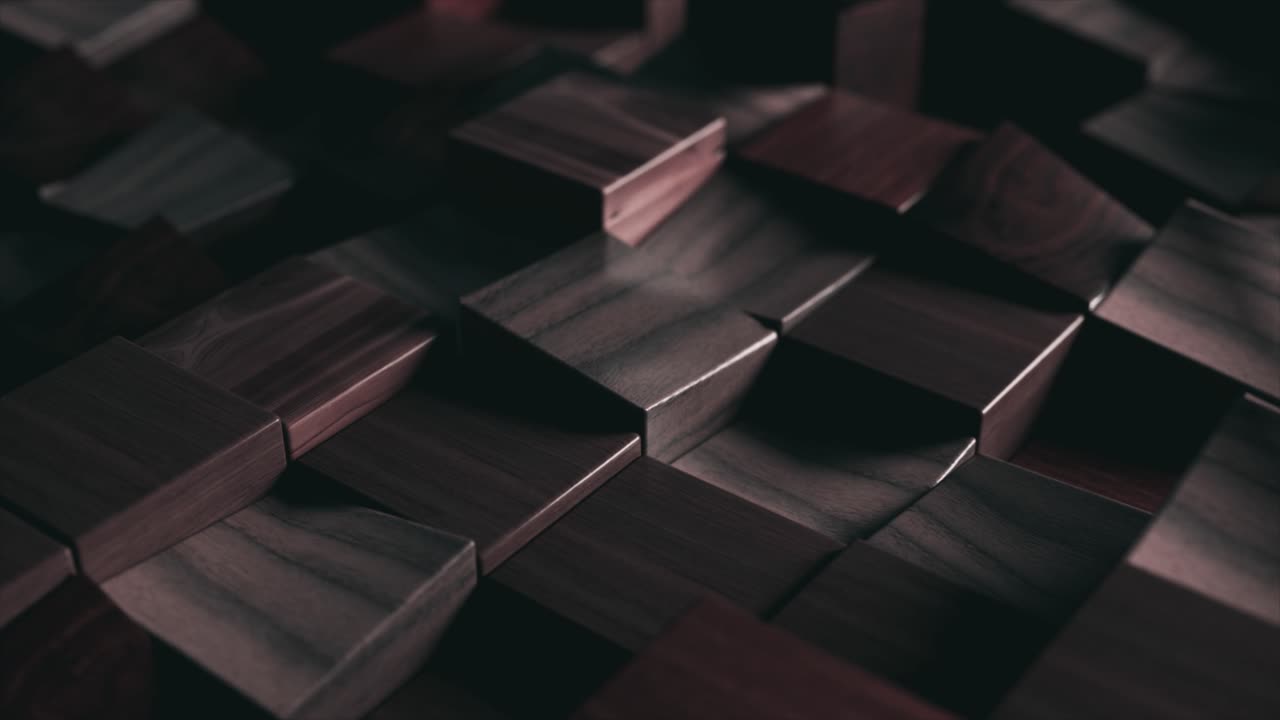 абстрактный рисунок деревянных кубов