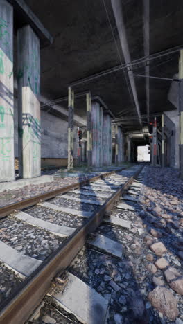 abandoned train tunnel