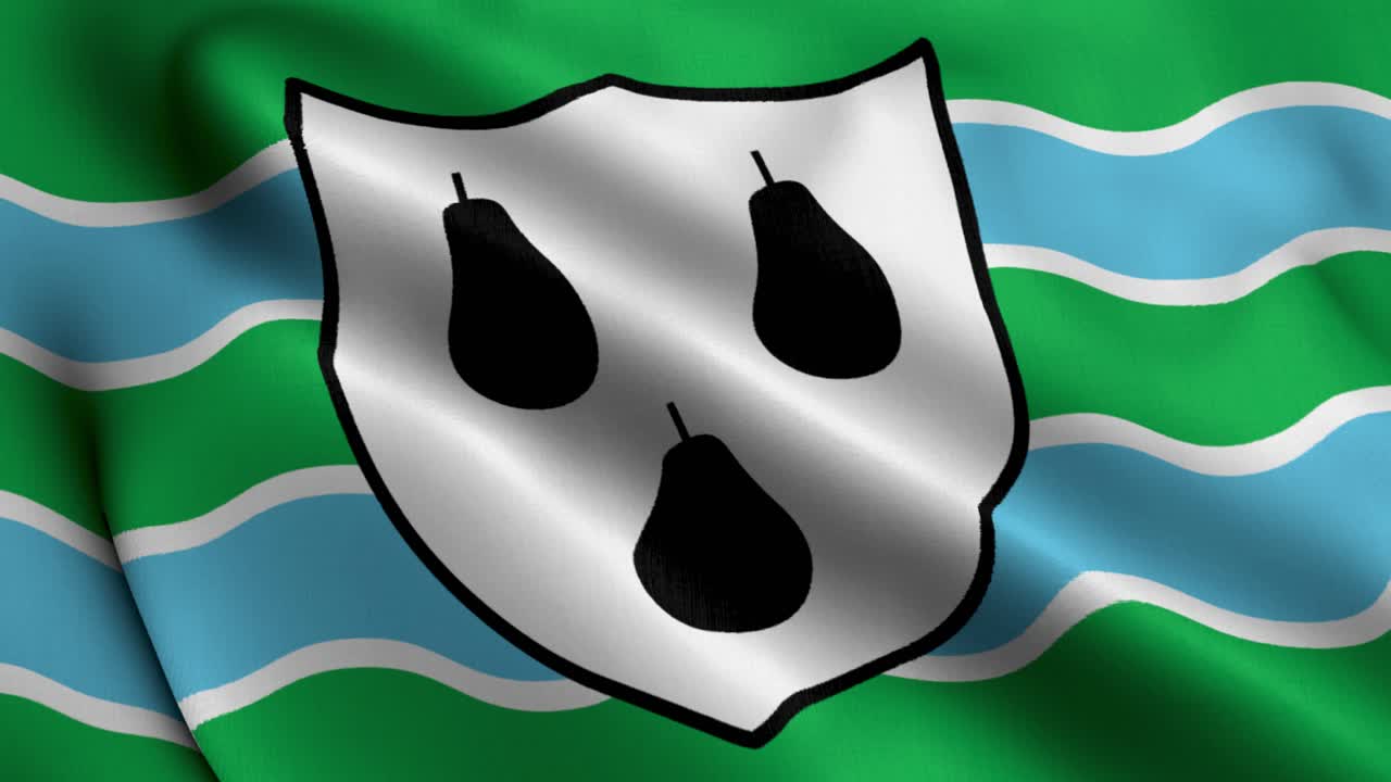 bandera del país de worcestershire