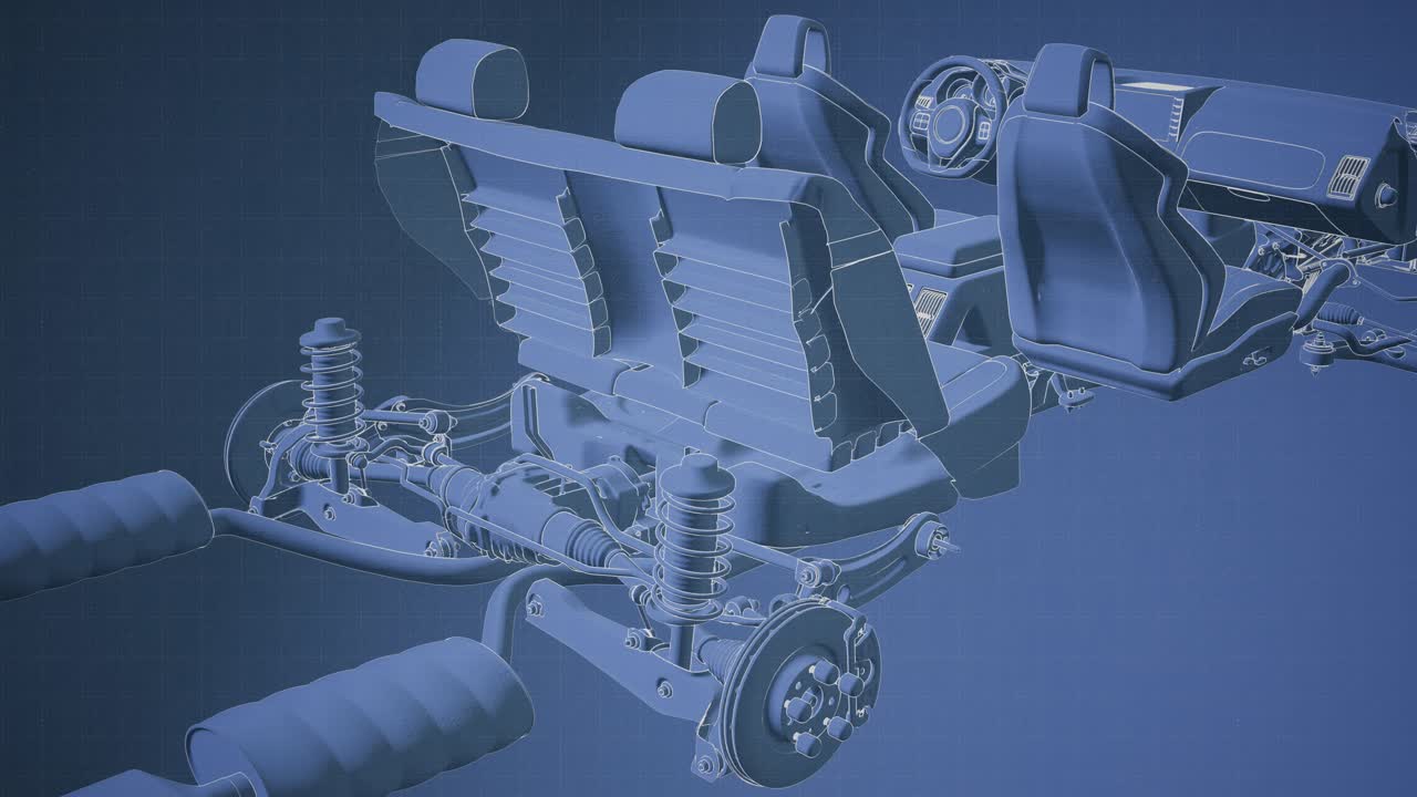 자동차에서 볼 수 있는 엔진과 다른 부분