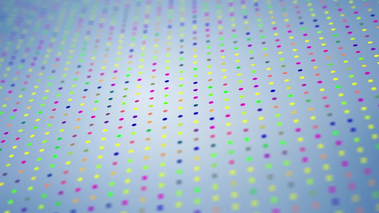Abstract digital background. Moving dot animation.