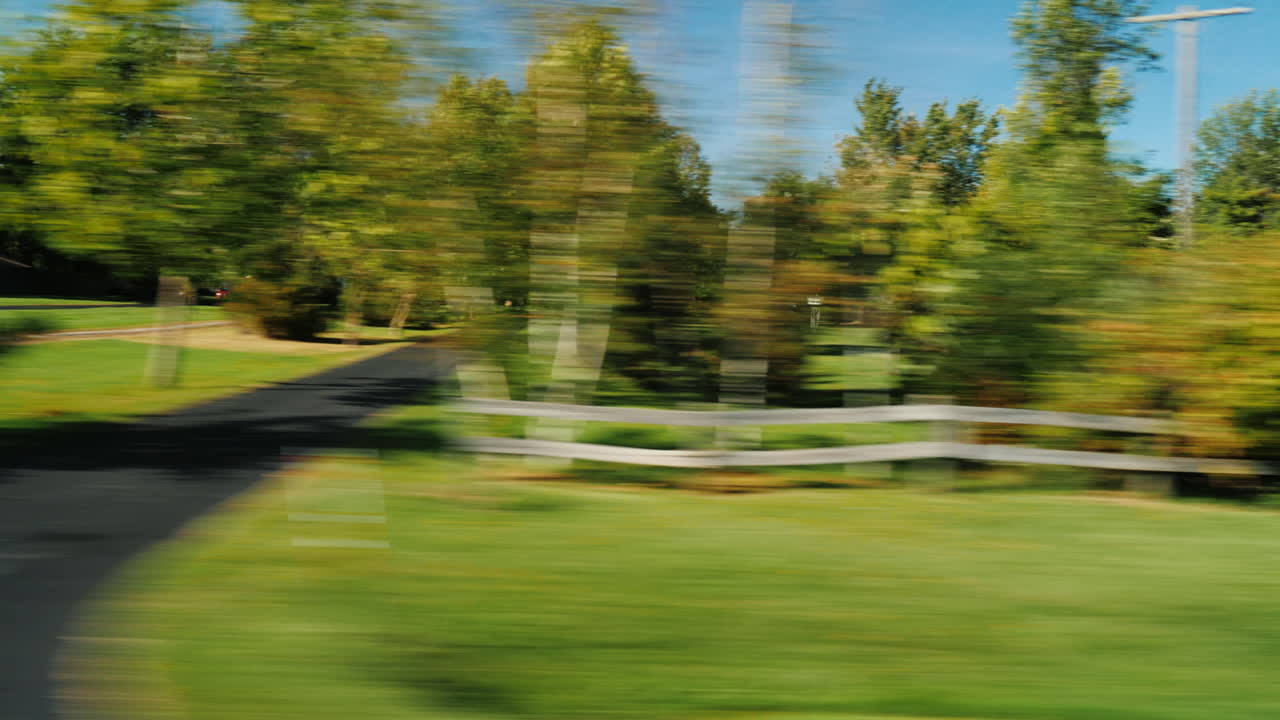 미국 교외를 통해 운전 02