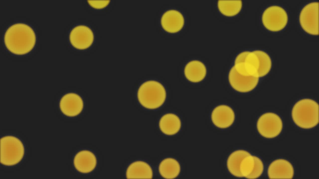 검은색 배경에 4k 추상적인 불포커스 보케 빛 요소.