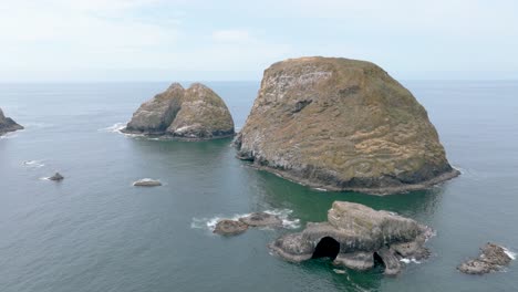 dramatic drone footage of the oregon coast, perfect for documentaries and tv shows