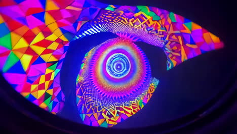 Abstract Psychedelic Spiral Art
