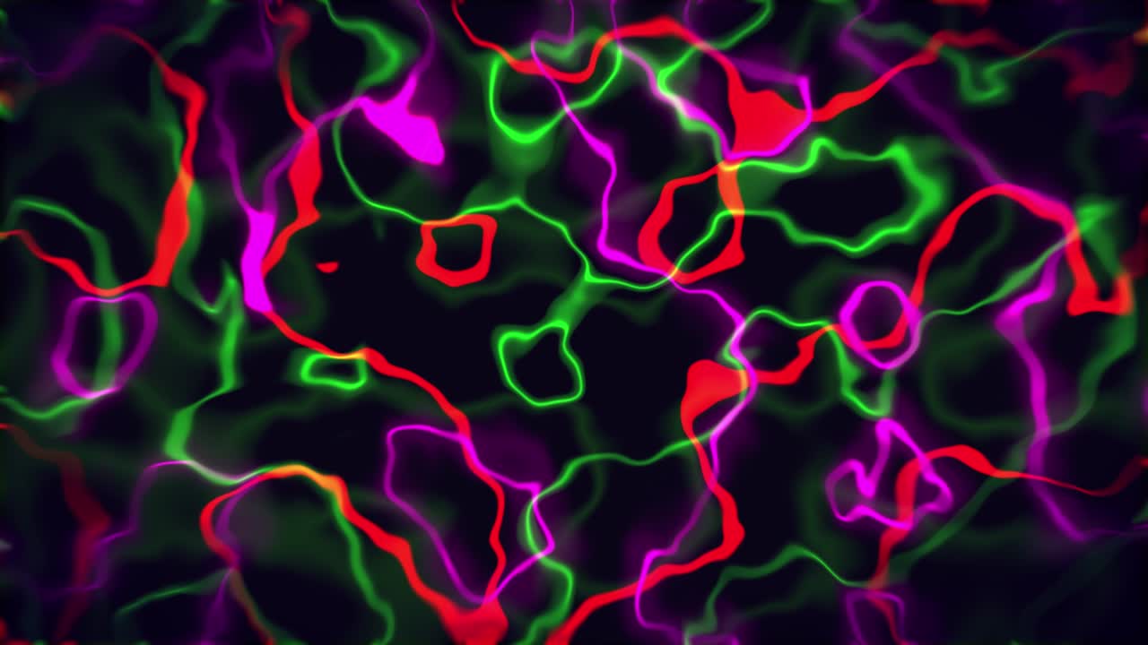 animación de línea completa de color abstracto de 4k - bucle