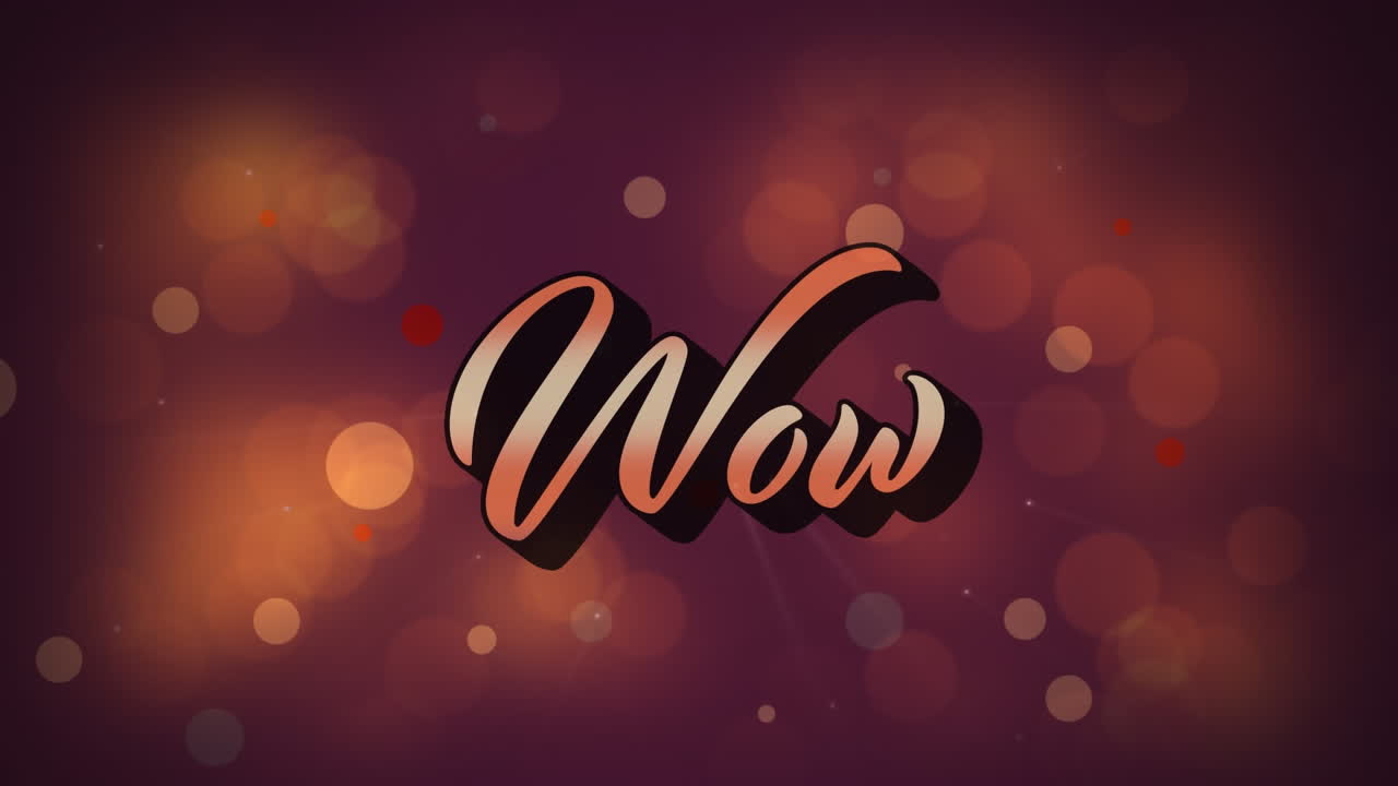Animazione di testo wow su forme