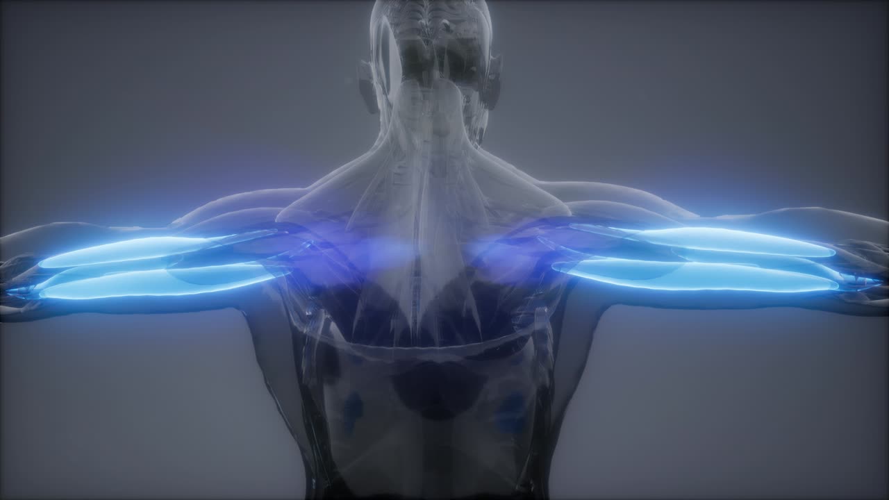 트라이세프스 - 눈에 보이는 근육 해부학 지도